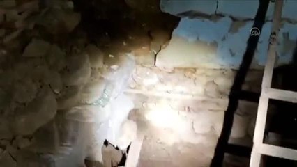 Kiraladığı evden camiye doğru tünel kazan kişi yakalandı