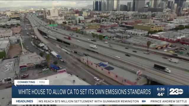 White House to allow California to set its own emissions standards