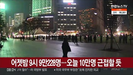 어젯밤 9시 9만228명…오늘 10만명 근접할 듯