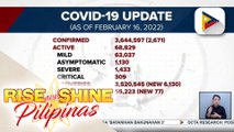 Bilang ng bagong COVID-19 cases, naitala sa 2,671 ngayong araw
