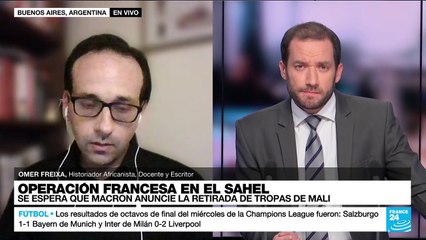 Omer Freixa: "El retiro francés de Mali permitiría el avance yihadista en la región"