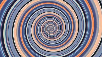 Funky Groovy Colorful Trippy Psychedelic Abstract Digital Spiral Animation