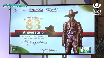 Realizarán feria dedicada al General Augusto C. Sandino