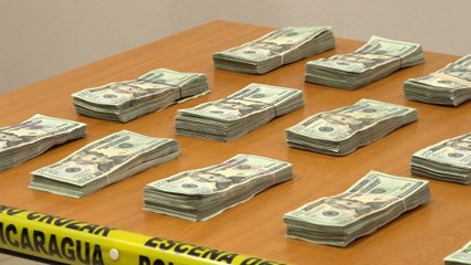 Incautan 60 mil dólares a sujetos en el departamento de Chinandega