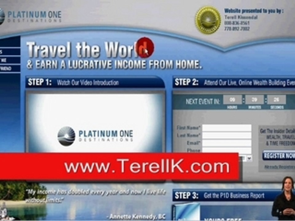 Platinum One Destinations (P1D) a SCAM? get the TRUTH
