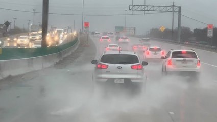 Texans prepare for severe storms alongside massive drop in temperature