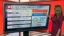 Calm, cold conditions for Thursday's Olympic events