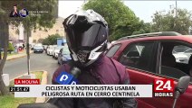 ¡Atención ciclistas! Prohíben tránsito de bicicletas en el Cerro Centinela en la Molina