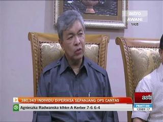 380,343 individu diperiksa sepanjang Ops Cantas