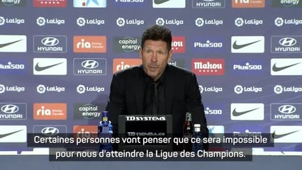 21e j. (en retard) - Simeone : "Il faut passer aux actes et arrêter de parler"
