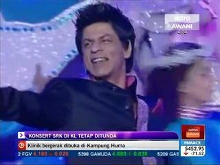 Konsert Shah Rukh Khan di KL tetap ditunda
