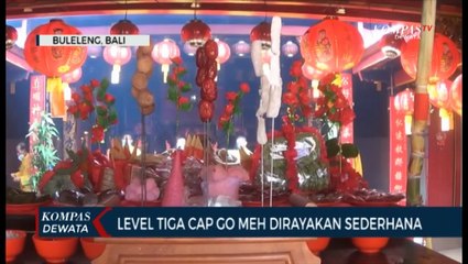 PPKM Level 3 Cap Go Meh Dirayakan Sederhana