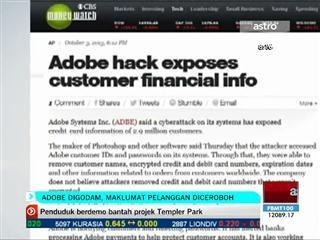 Adobe digodam, maklumat pelanggan diceroboh