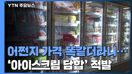 아이스크림값 똑같다 했더니...'가격 담합' 롯데·빙그레·해태 과징금 1,350억 / YTN