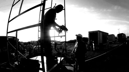 Detrás Cámara del film HIJOS DE LA SAL, de Luis y Andrés Rodríguez