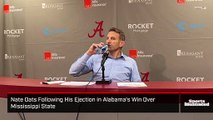 Nate Oats Following His Ejection in Alabama's Win Over Mississippi State