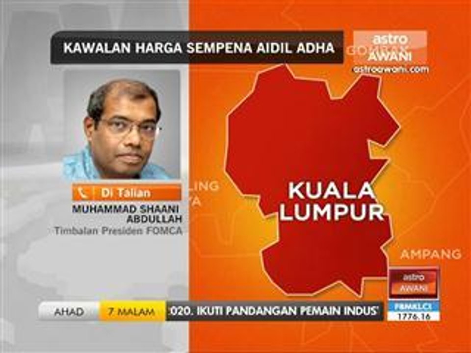 Kawalan harga sempena Aidil Adha
