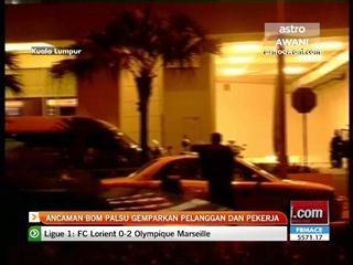 Ancaman bom palsu gemparkan pelanggan dan pekerja