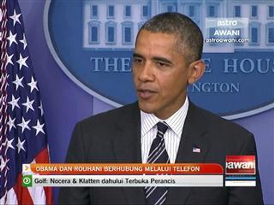 Obama dan Rouhani berunding melalui telefon