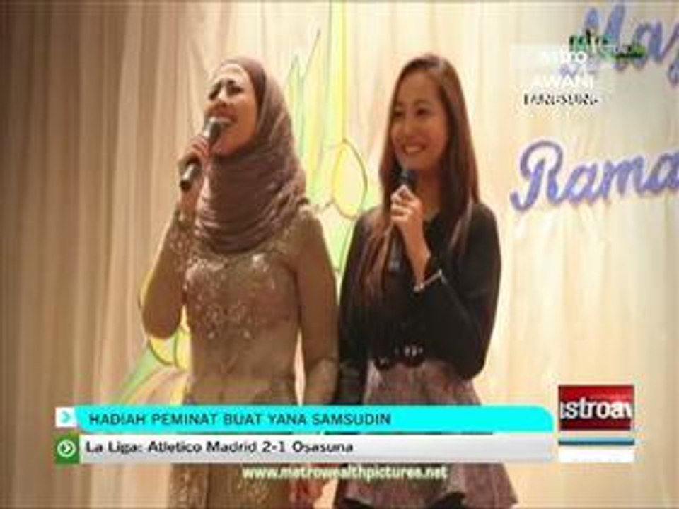 Hadiah peminat buat Yana Samsudin