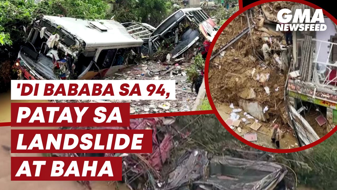 Matinding landslide at baha, naranasan sa Brazil | GMA News Feed