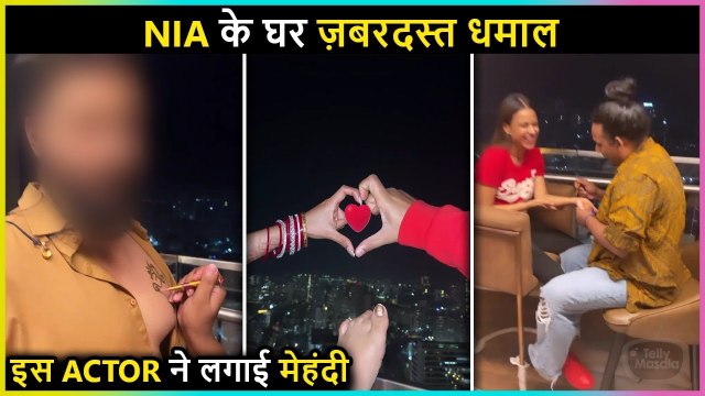 Nia Sharma Applies Mehndi Crazy Dance With This Popular Actor extansion de dena