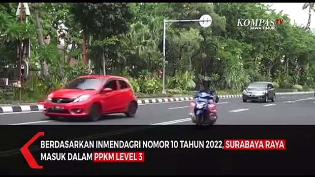 Surabaya PPKM Level 3 , Kasus Covid Aktif Meningkat 4.857