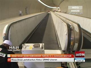 Arab Saudi sedia kemudahan terkini di 3 kawasan Masyair