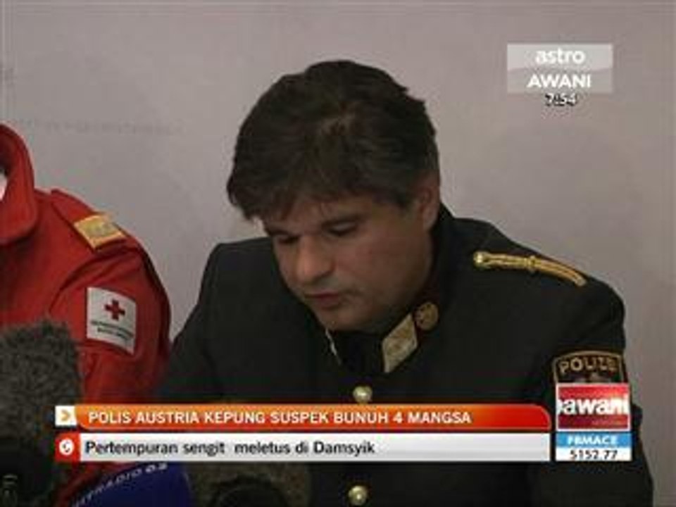 Polis Austria buru suspek bunuh 4 mangsa