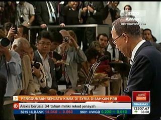 Penggunaaan senjata kimia di Syria disahkan PBB