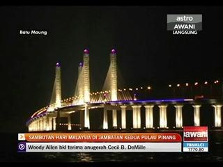 Sambutan Hari Malaysia di jambatan kedua Pulau Pinang