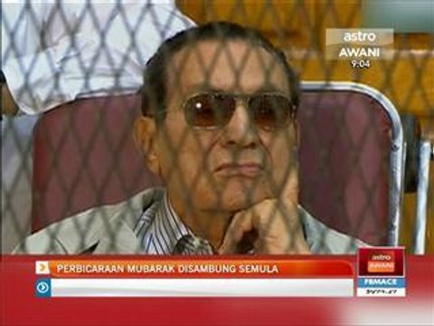 Perbicaraan Mubarak disambung semula