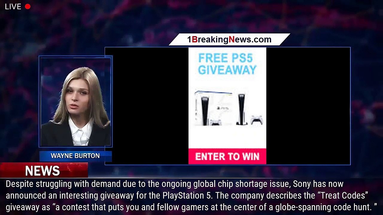 Sony Launches a PS5 Code Hunt Giveaway - 1BREAKINGNEWS.COM - video  Dailymotion