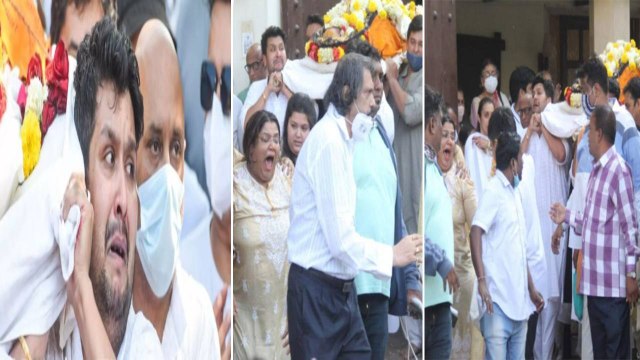 Bappi Lahiri Funeral: बेटे Bappa Lahiri ने उठाई बप्पी दा की अर्थी, बेटी का रोकर बुरा हाल|FilmiBeat