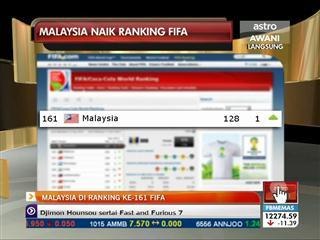 Malaysia di ranking ke-161 FIFA