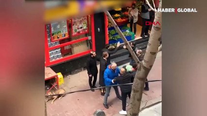 Cihangir'de dehşet anları: 7-8 kişilik grupla gelip kılıçla saldırdılar