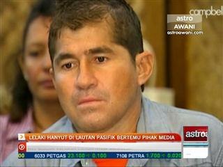 Lelaki hanyut di lautan Pasifik bertemu pihak media