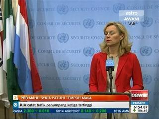 PBB mahu Syria patuhi tempoh masa