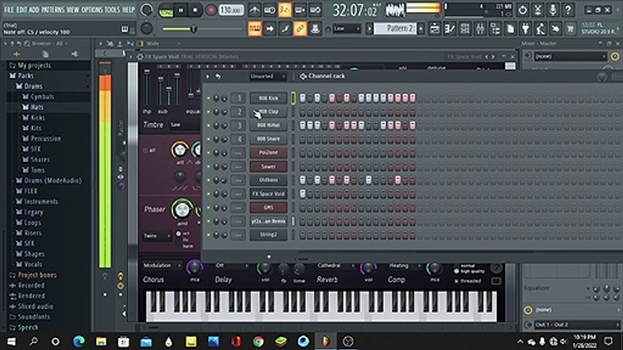 Whoopty remix by FL studio