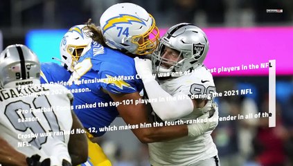 PFF Names Raiders DE Maxx Crosby 12th Best Player in NFL - video