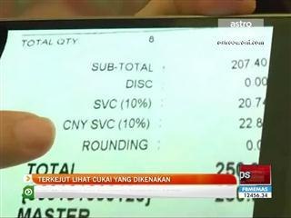 Terkejut lihat cukai yang dikenakan