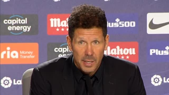 Simeone dice que es posible llegar a la Champions aunque matiza que hay que demostrarlo con hechos