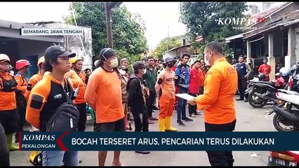 Pencarian Bocah Terseret Arus Terus Dilakukan