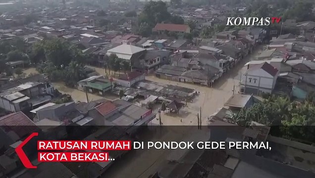 Banjir Rendam Ratusan Rumah di Bekasi, Ketinggian Air Mencapai 2 Meter