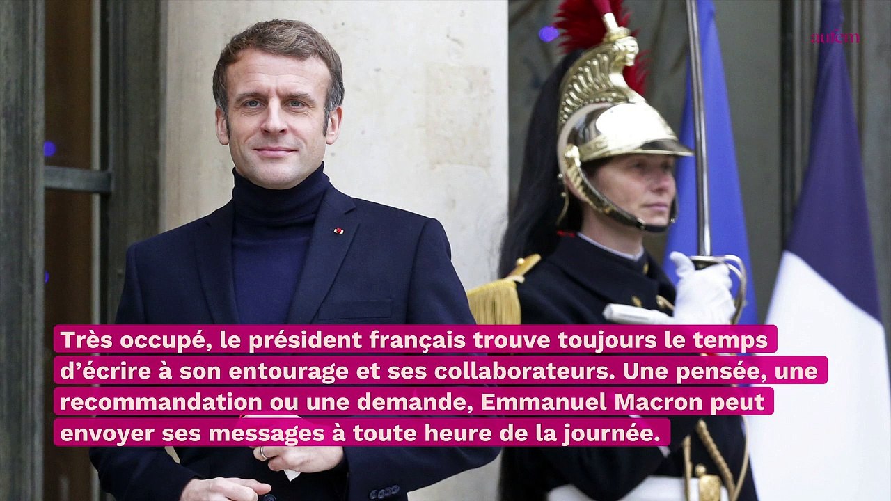 "Tu me manques" : ce SMS étonnant envoyé par Emmanuel Macron