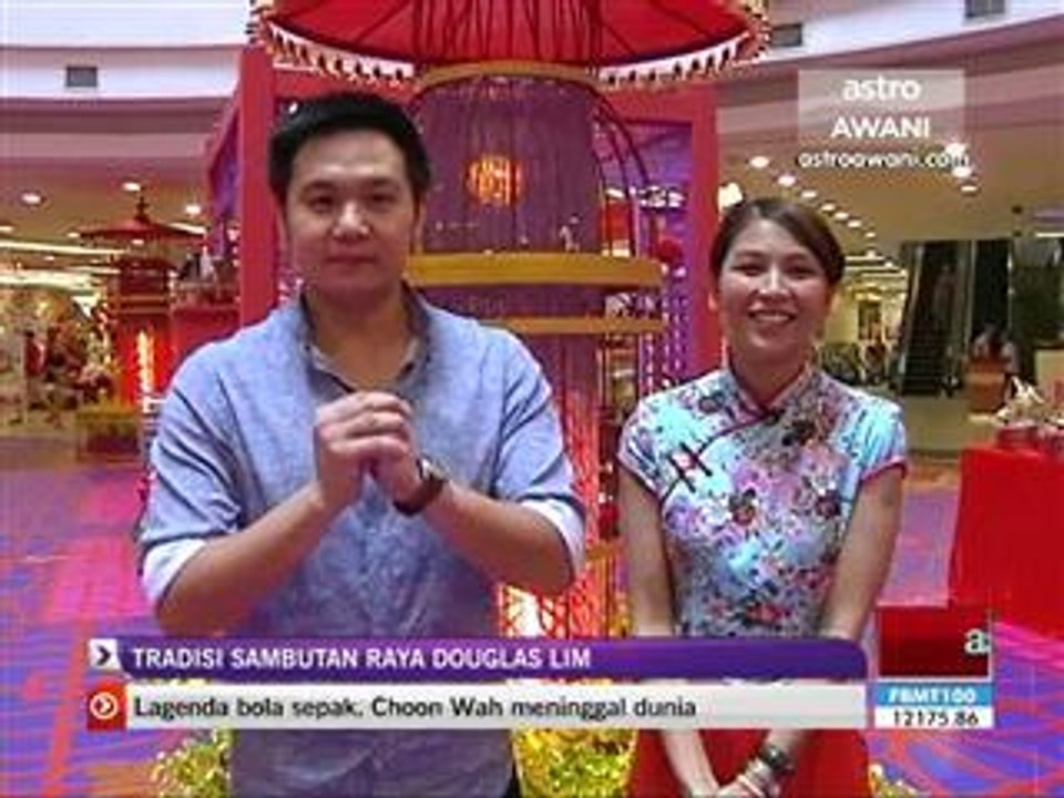 Tradisi sambutan raya Douglas Lim