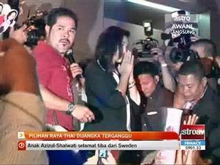 Pilihan raya Thailand dijangka terganggu