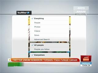 Twitter umum kemaskini terbaru pada fungsi carian