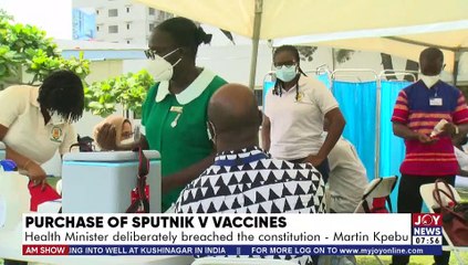 Procurement of Sputnik V Vaccines: Minority wants Health Minister dismissed - AM Show (17-2-22)