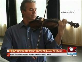 Biola berusia 300 tahun dilarikan dalam rompakan